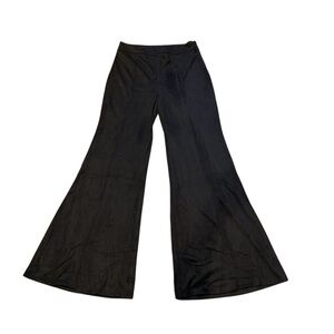 VICI Women's Black Faux Suede Flare Leg Pants size XL